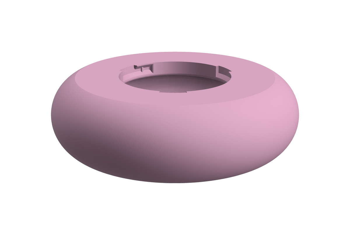 Puck | 3D Geprinte Modulaire XXL Vaas - Sakura Pink