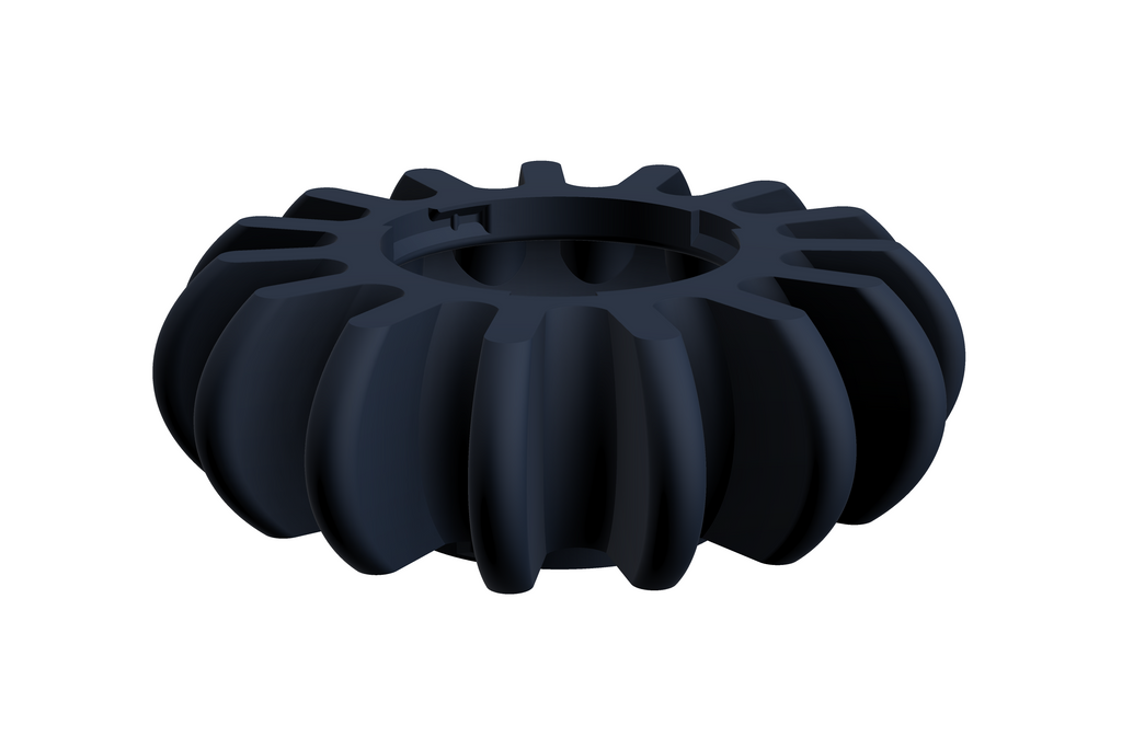 SOL | 3D Geprinte Modulaire XXL Vaas - Dark Blue