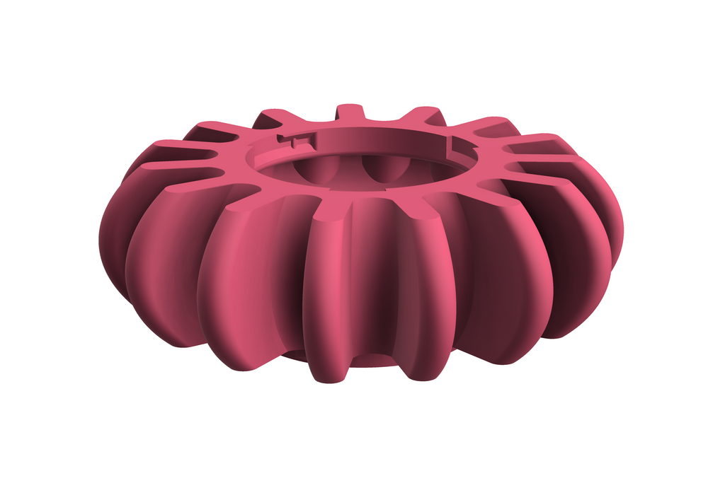 SOL | 3D Geprinte Modulaire XXL Vaas - Hot Pink