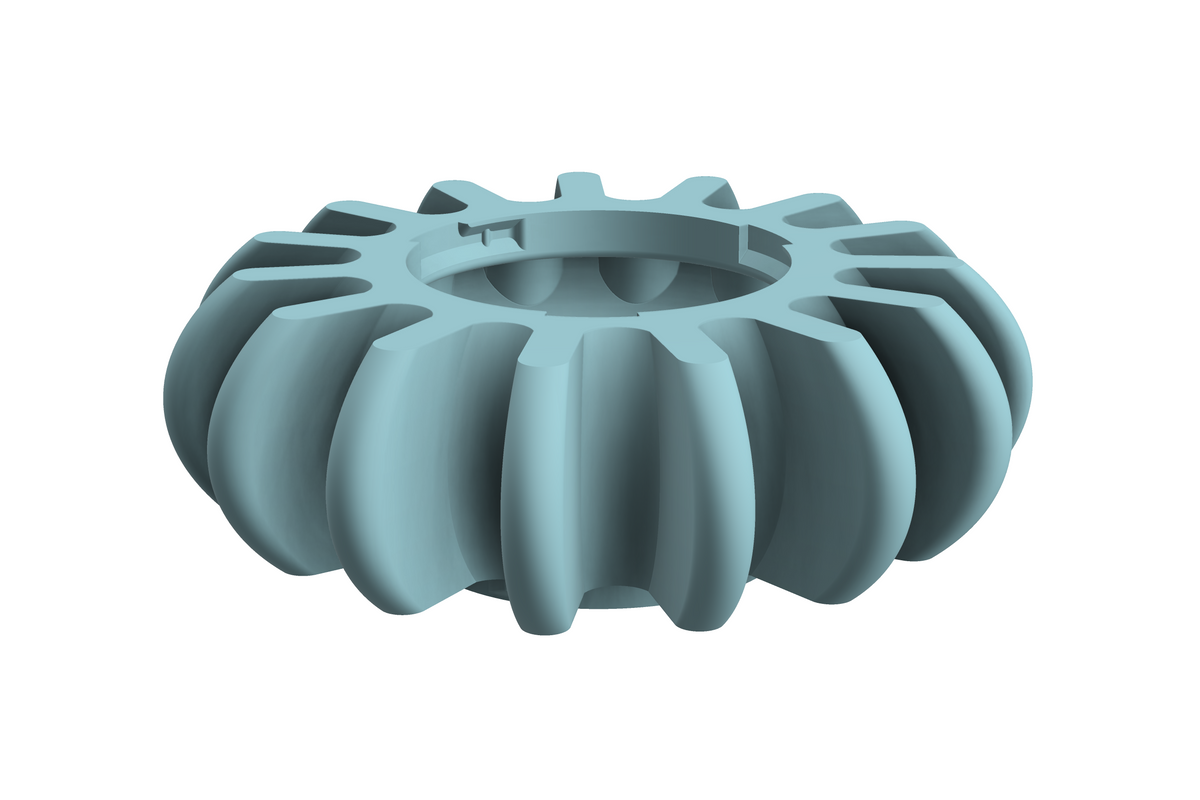 SOL | 3D Geprinte Modulaire XXL Vaas - Ice Blue