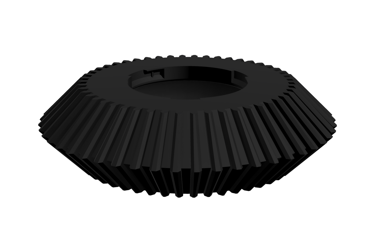 UFO | 3D Geprinte Modulaire XXL Vaas - Charcoal Black