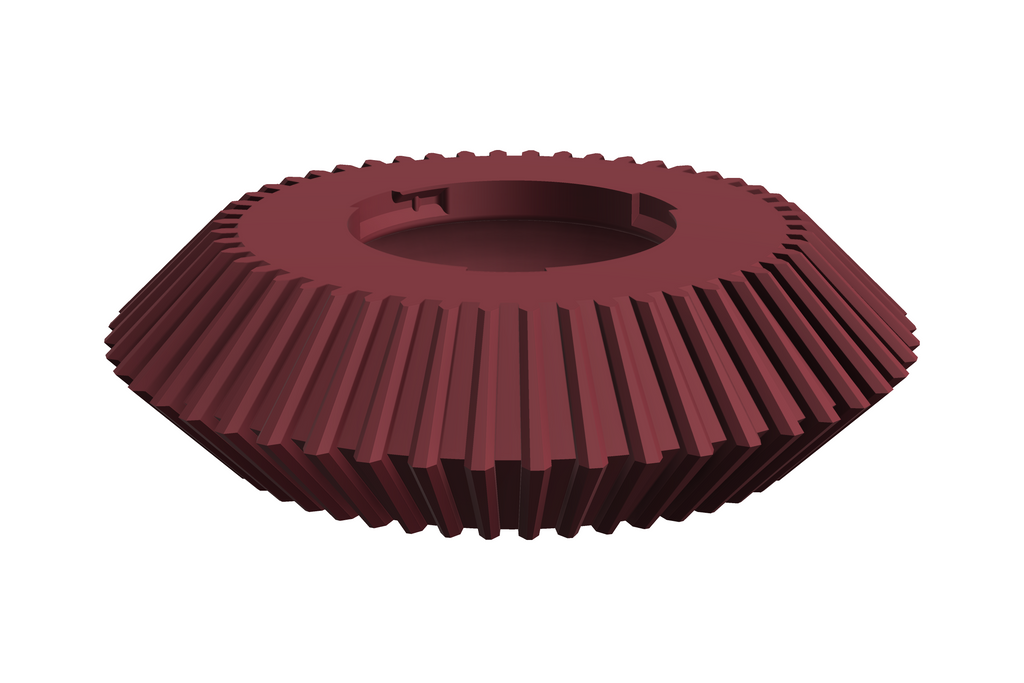 UFO | 3D Geprinte Modulaire XXL Vaas - Maroon Red
