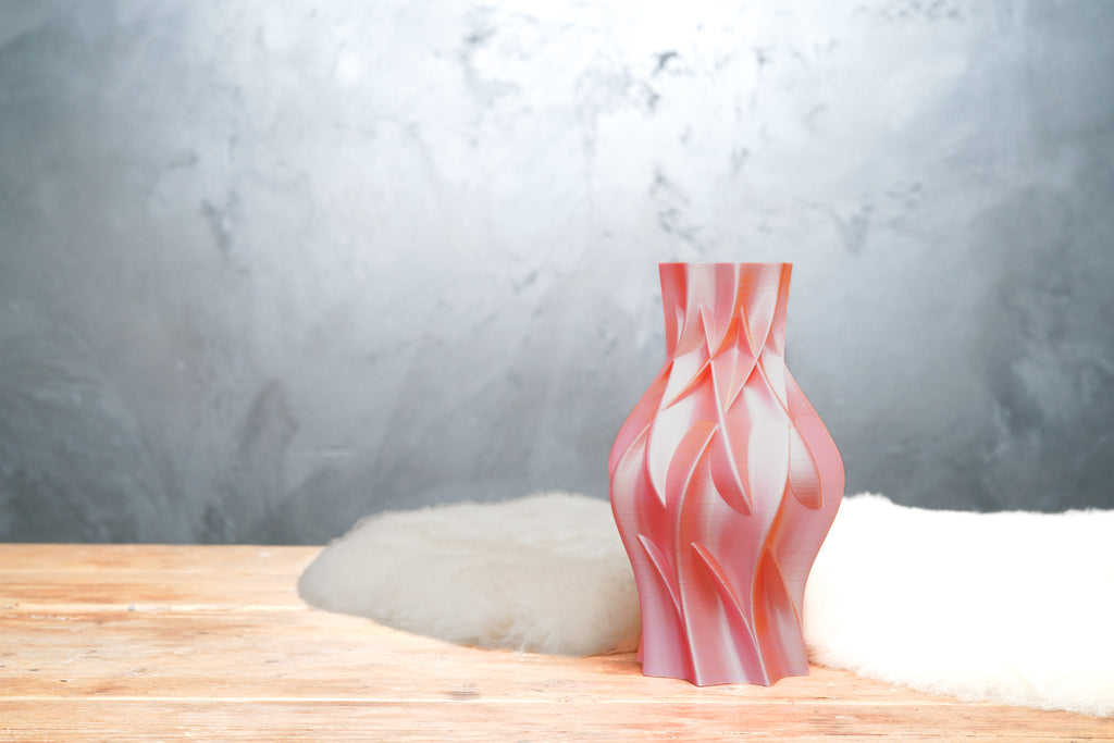Nova | Blush Gold | 3D Printed Design Vase