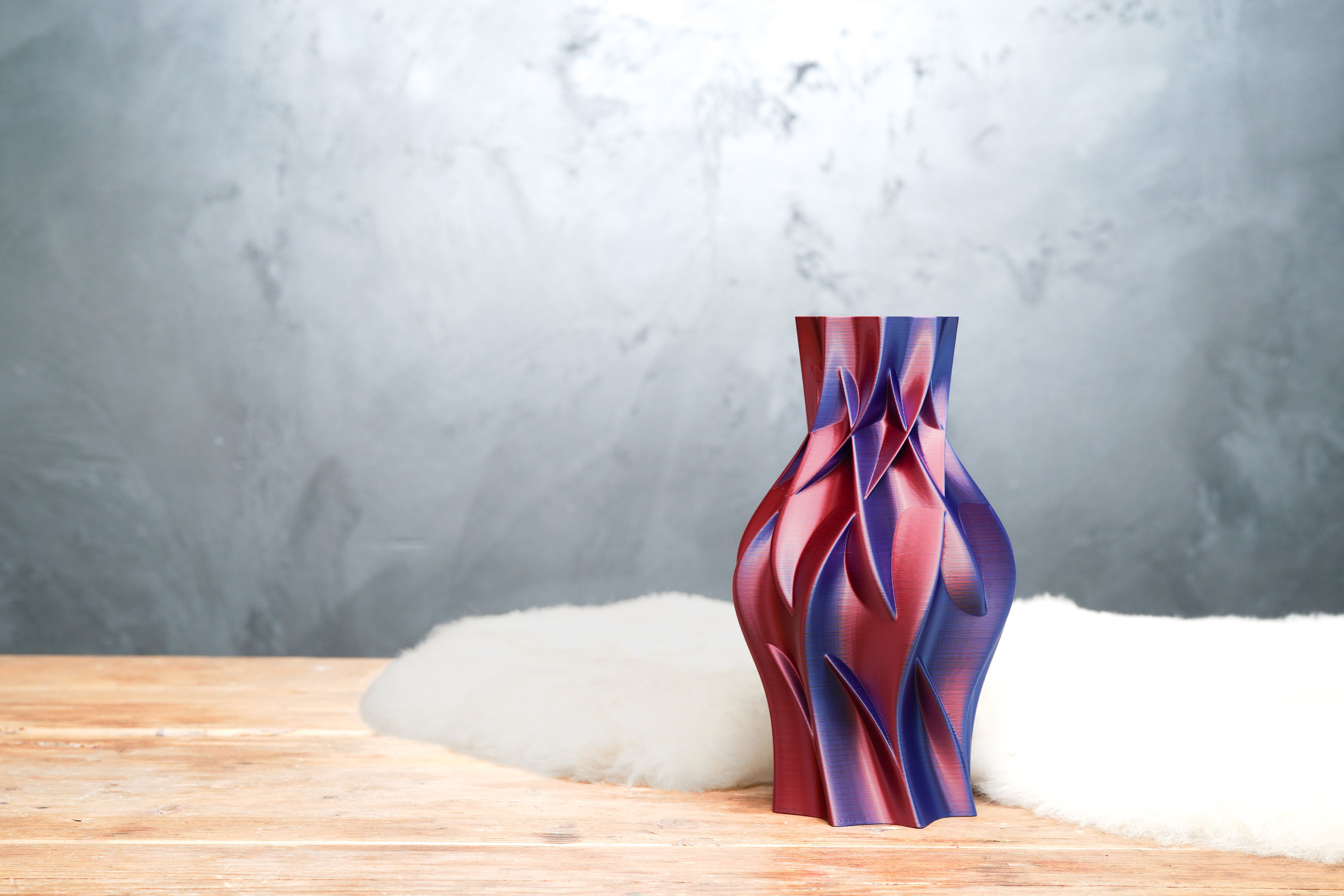 Nova | Midnight Blaze | 3D Printed Design Vase