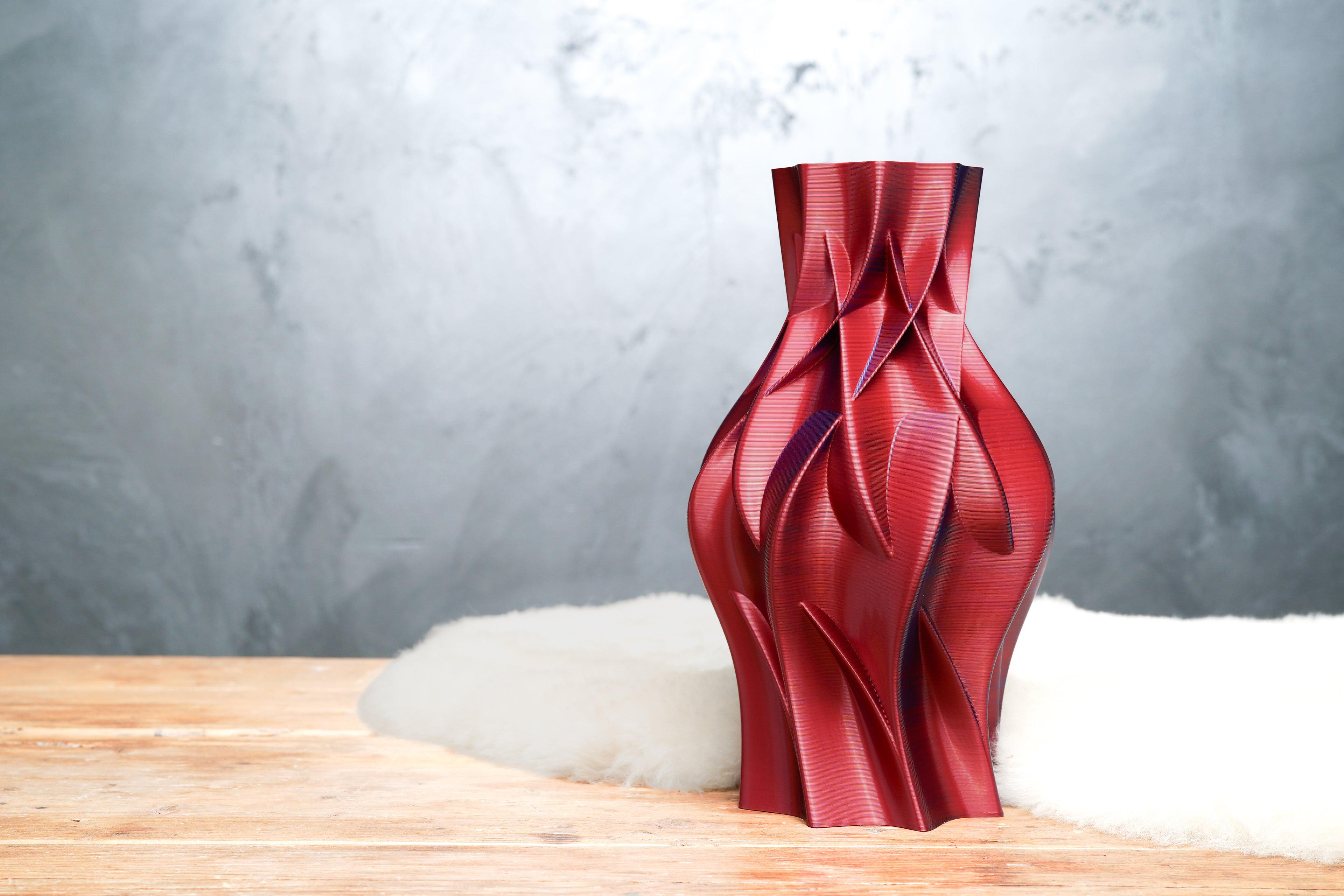 Nova | Midnight Blaze | 3D Printed Design Vase