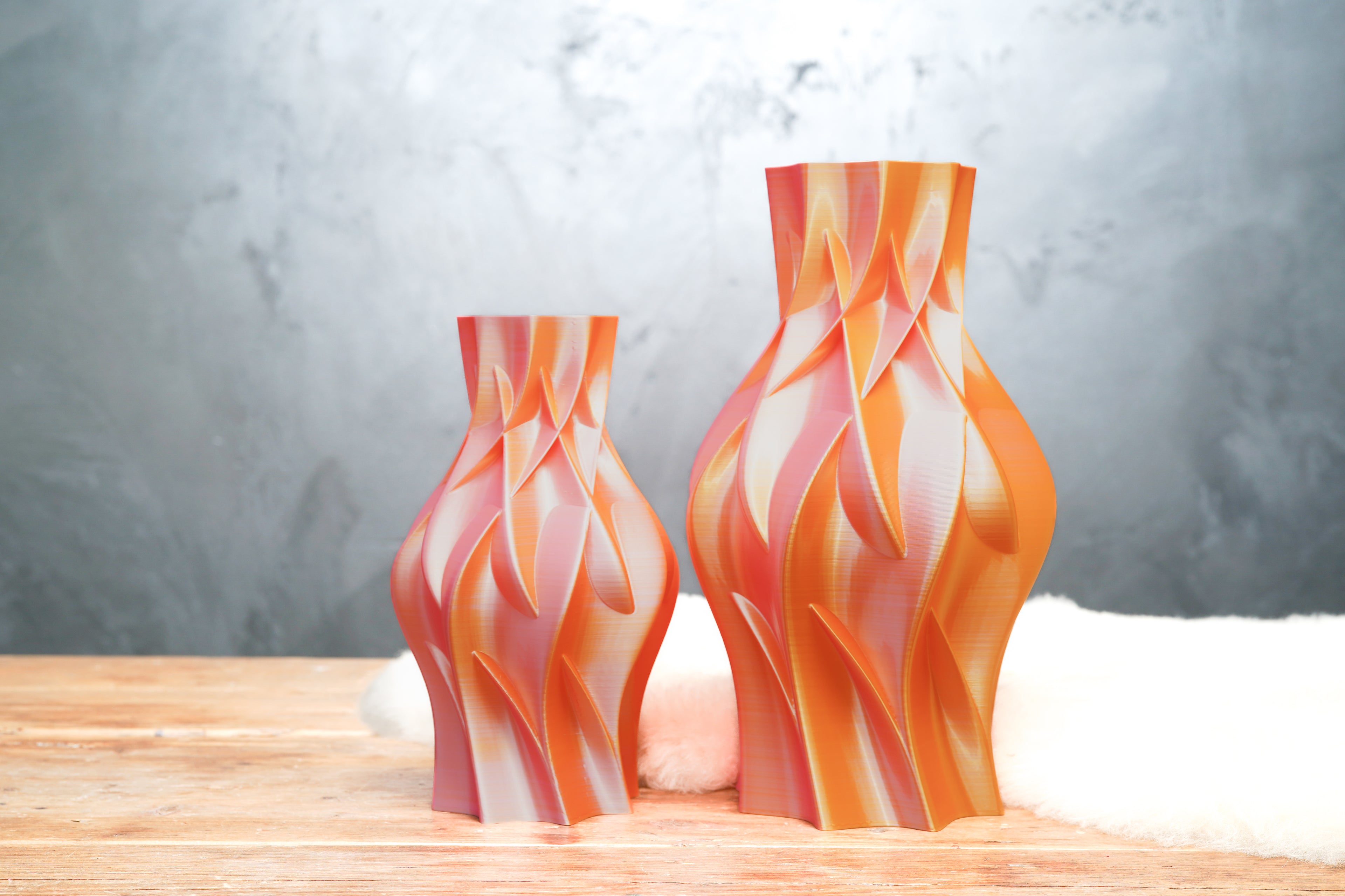 Nova | Blush Gold | 3D Geprinte Design Vaas