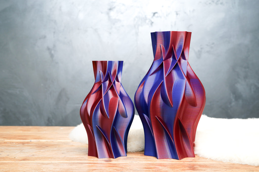 Nova | Midnight Blaze | 3D Printed Design Vase