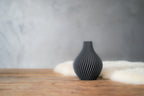 Obsidian | Nardo Gray | 3D Printed Design Vase