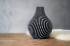 Obsidian | Nardo Gray | 3D Printed Design Vase
