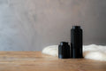 Ridge Duo | Sparkling Black Edition | 3D Geprinte Design Vaas