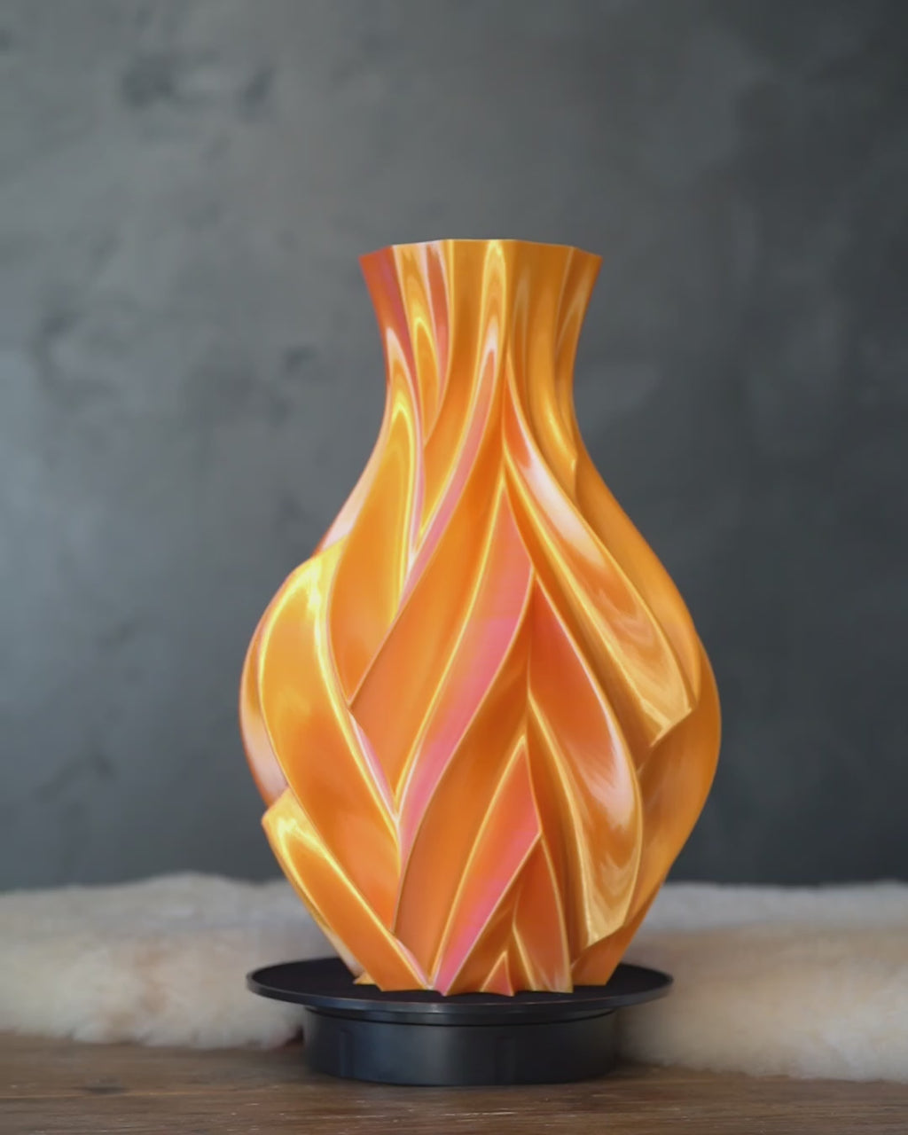 Cinder | Blush Gold | 3D Geprinte Design Vaas