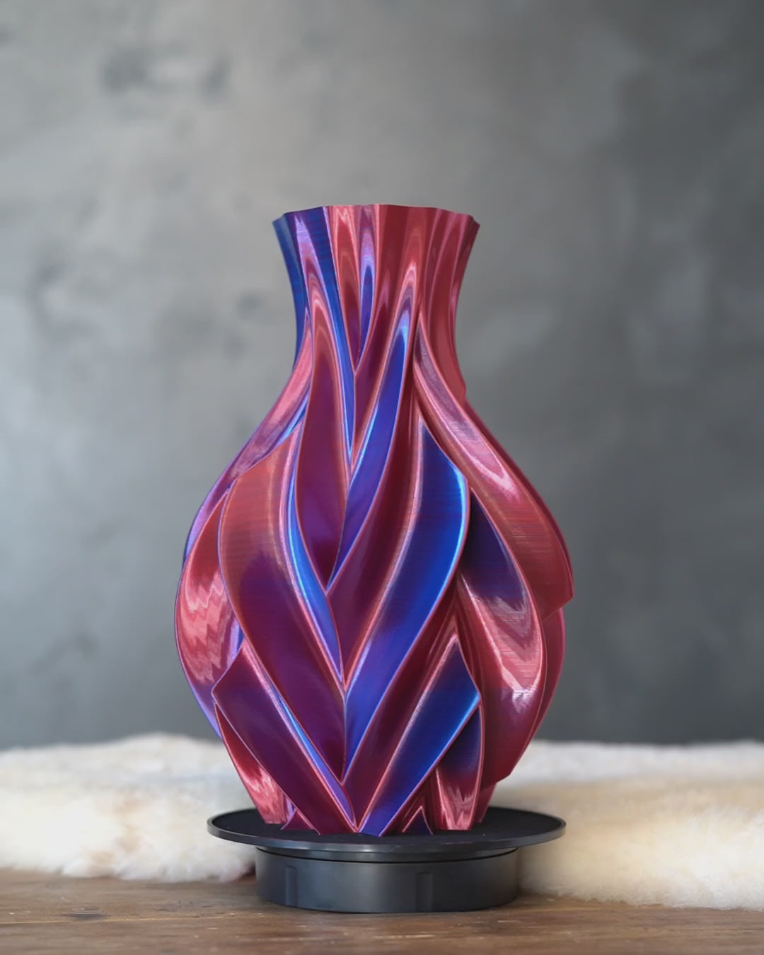 Cinder | Midnight Blaze | 3D Geprinte Design Vaas